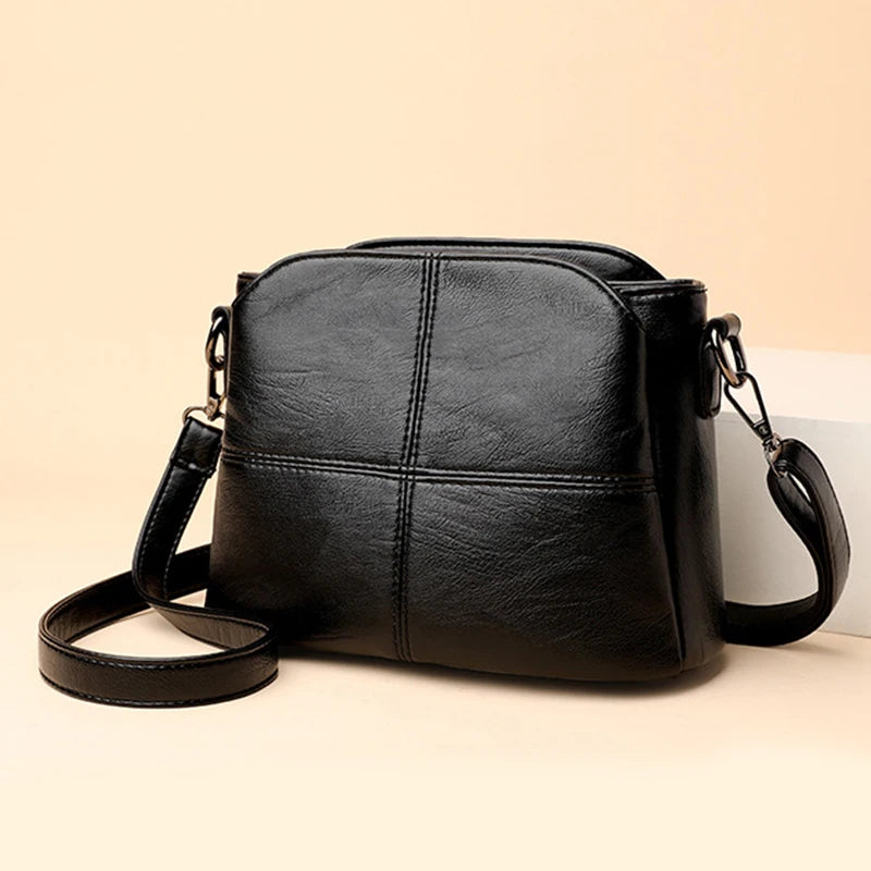 Alexis™ | Vintage Leather Shoulder Bag