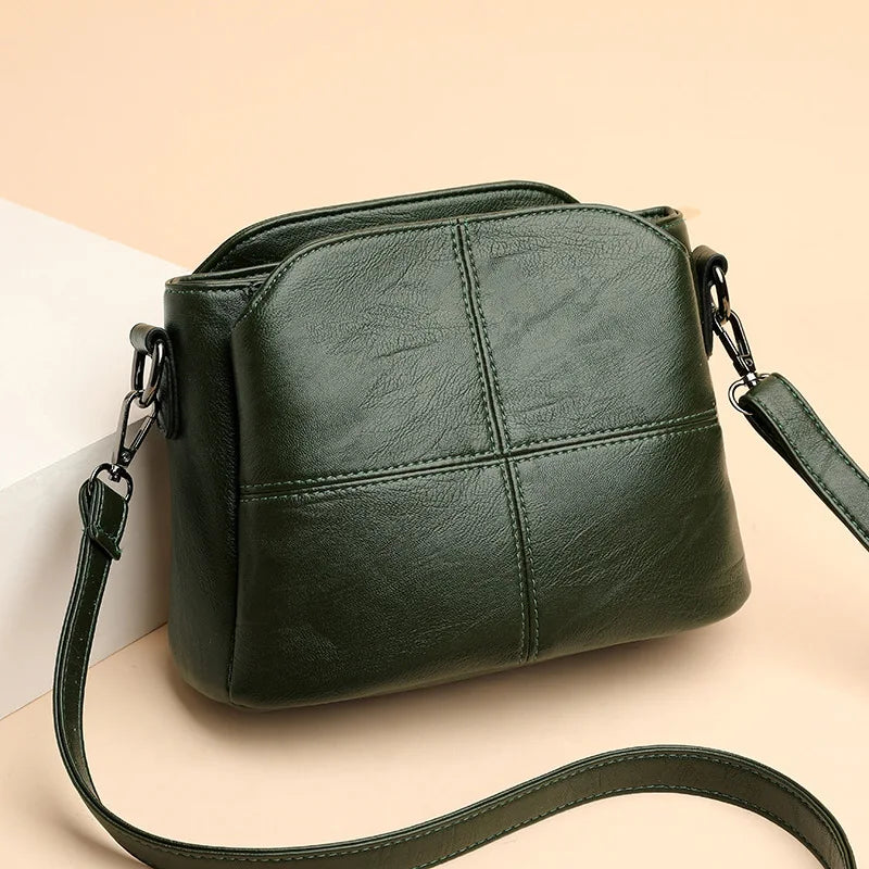 Alexis™ | Vintage Leather Shoulder Bag