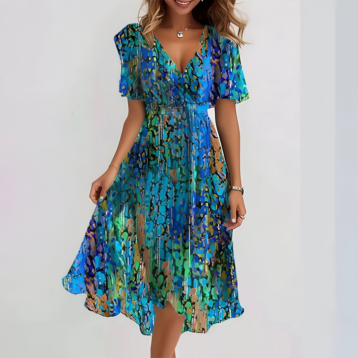 Amelia™ | Elegant Airy Dress with Tummy-Covering