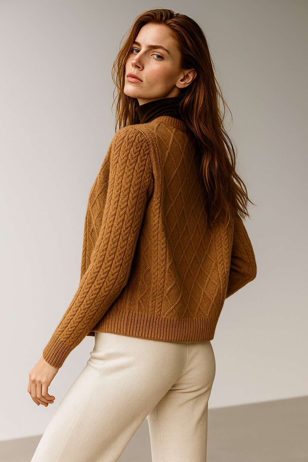 Anna - Cable Knit Cardigan