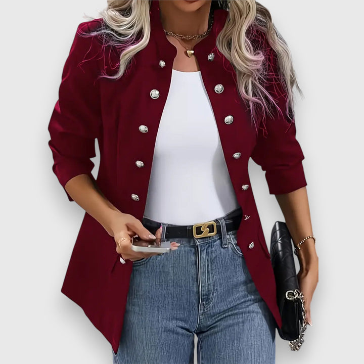 Riley – Solid Button Blazer
