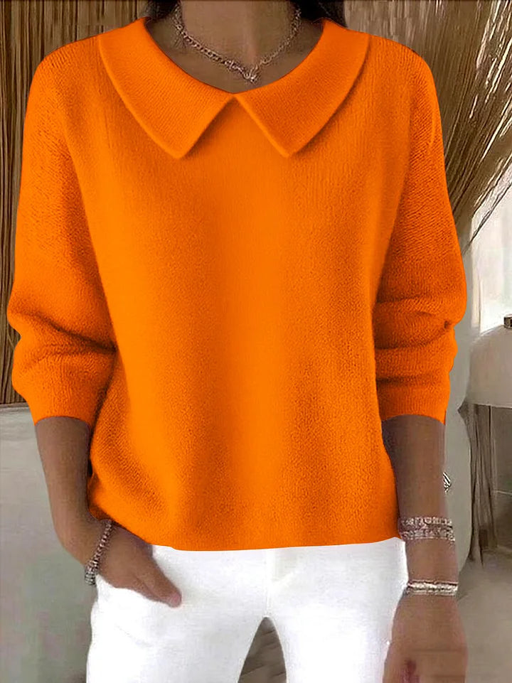 Mavis™ | Elegant Casual Blouse with Collar Detail