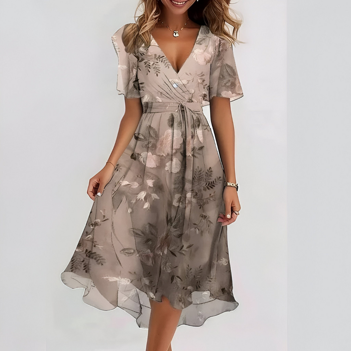Amelia™ | Elegant Airy Dress with Tummy-Covering