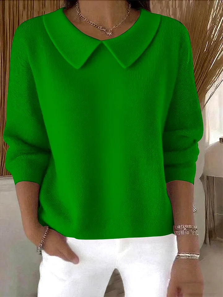 Mavis™ | Elegant Casual Blouse with Collar Detail