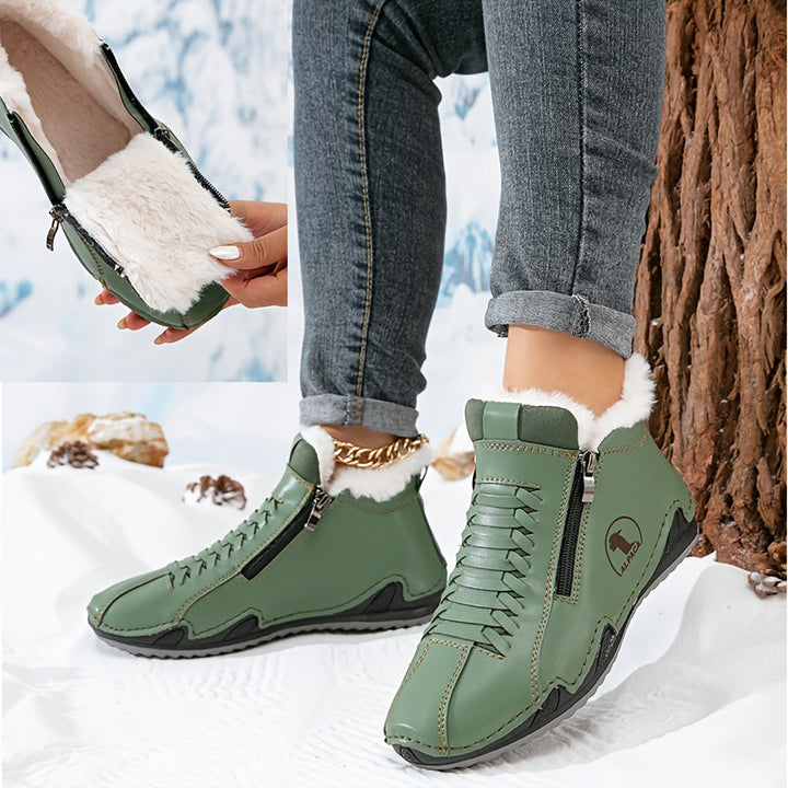 Agatha - Comfortable Winter Ankle Boots with Ergonomic Support