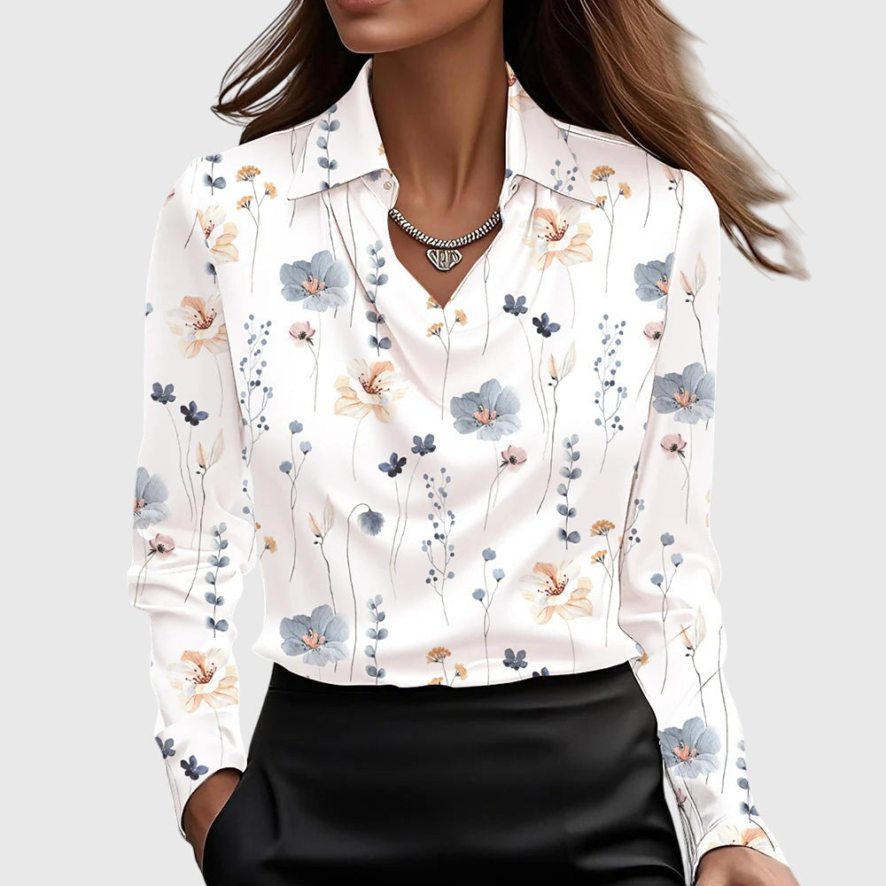 Bethany - Elegant Satin Blouse