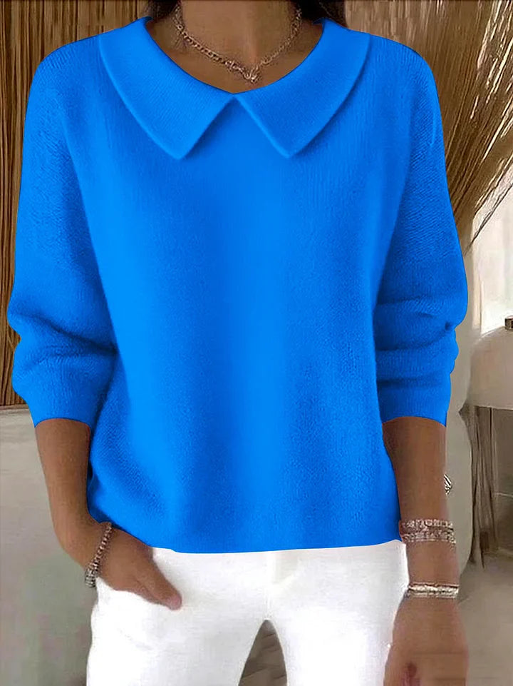 Mavis™ | Elegant Casual Blouse with Collar Detail