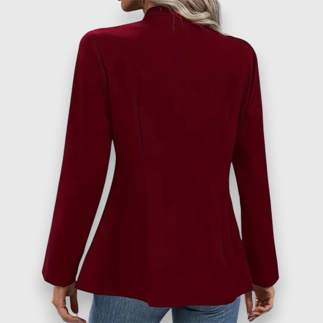 Riley – Solid Button Blazer