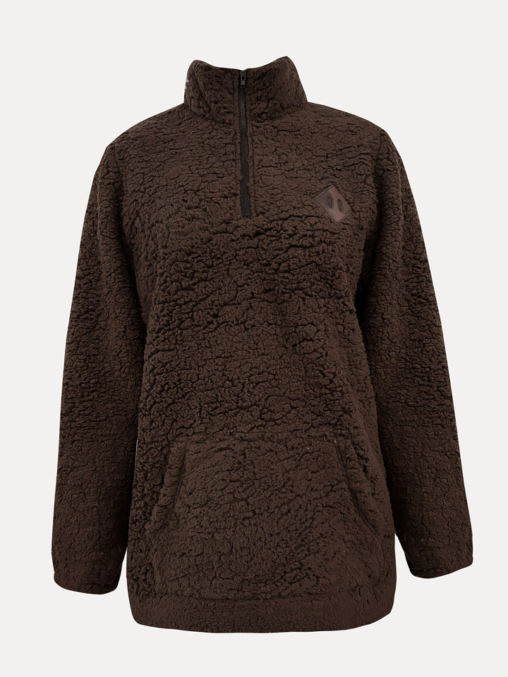Aviana™ | Teddy Sweater with Zipper