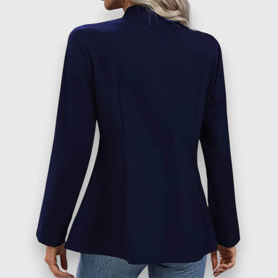 Riley – Solid Button Blazer