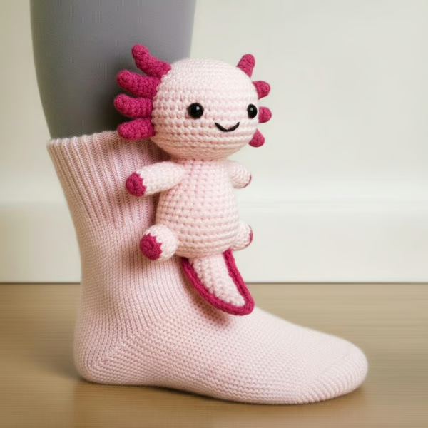 Handmade Knitted Animal Socks