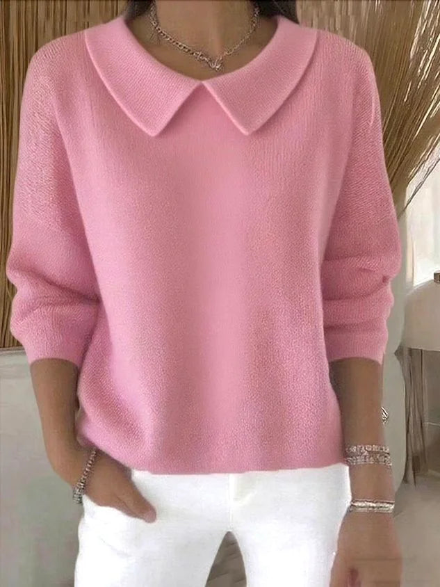 Mavis™ | Elegant Casual Blouse with Collar Detail