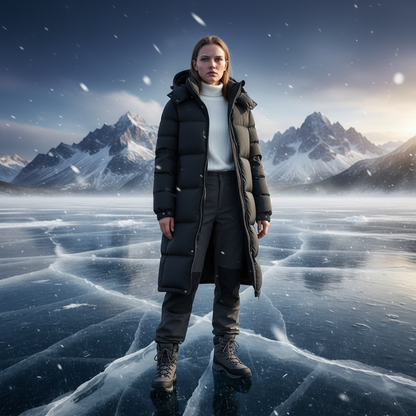 Men's Hooded Puffer Coat | Men's Winter Coat for Cold Weather