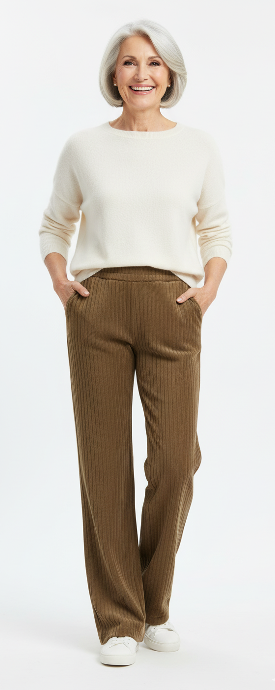 Elowise - High-Waisted Stretch Pants