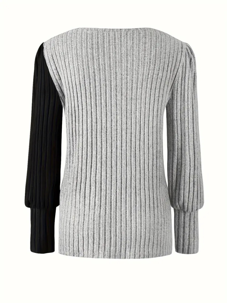Giana - Casual Longsleeve Knit Sweater