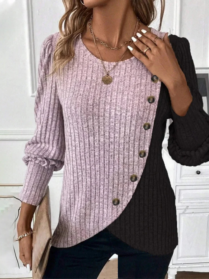Giana - Casual Longsleeve Knit Sweater