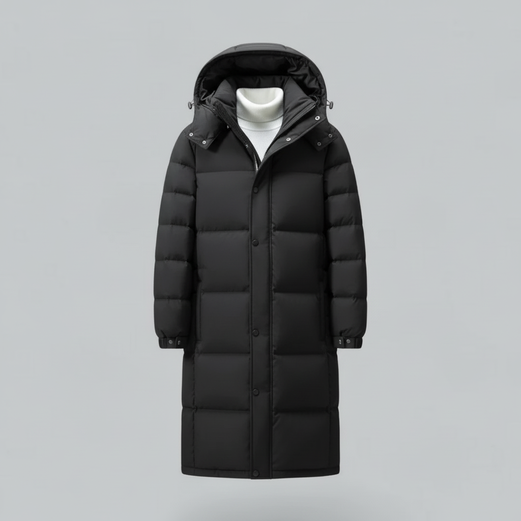 Men's Hooded Puffer Coat | Men's Winter Coat for Cold Weather