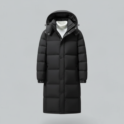 Men's Hooded Puffer Coat | Men's Winter Coat for Cold Weather