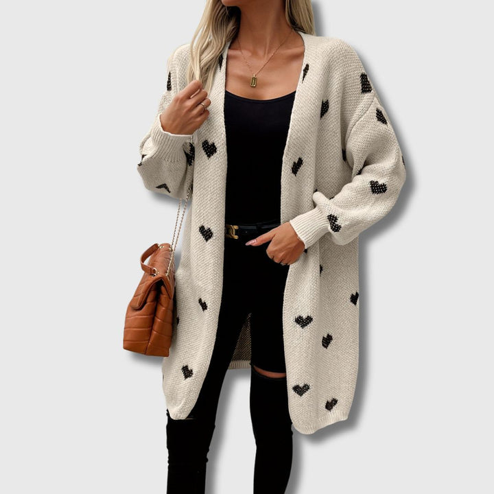 Victoria – Limited Edition Heart-Pattern Cardigan
