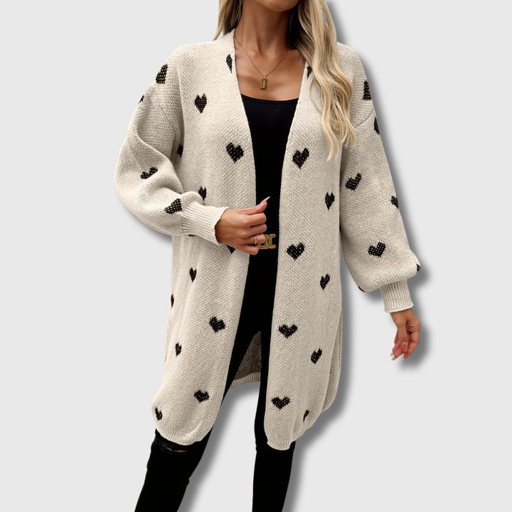 Victoria – Limited Edition Heart-Pattern Cardigan