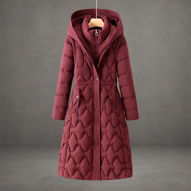 Carissa - Longline Hooded Down Coat