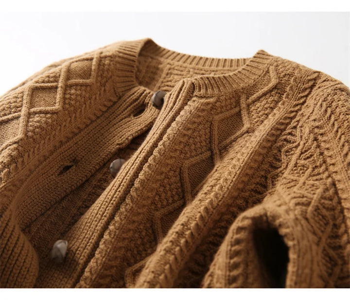Anna - Cable Knit Cardigan