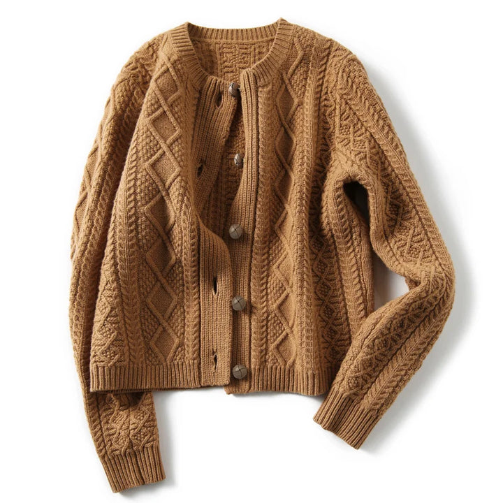 Anna - Cable Knit Cardigan
