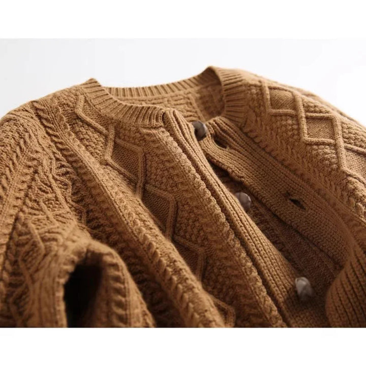 Anna - Cable Knit Cardigan