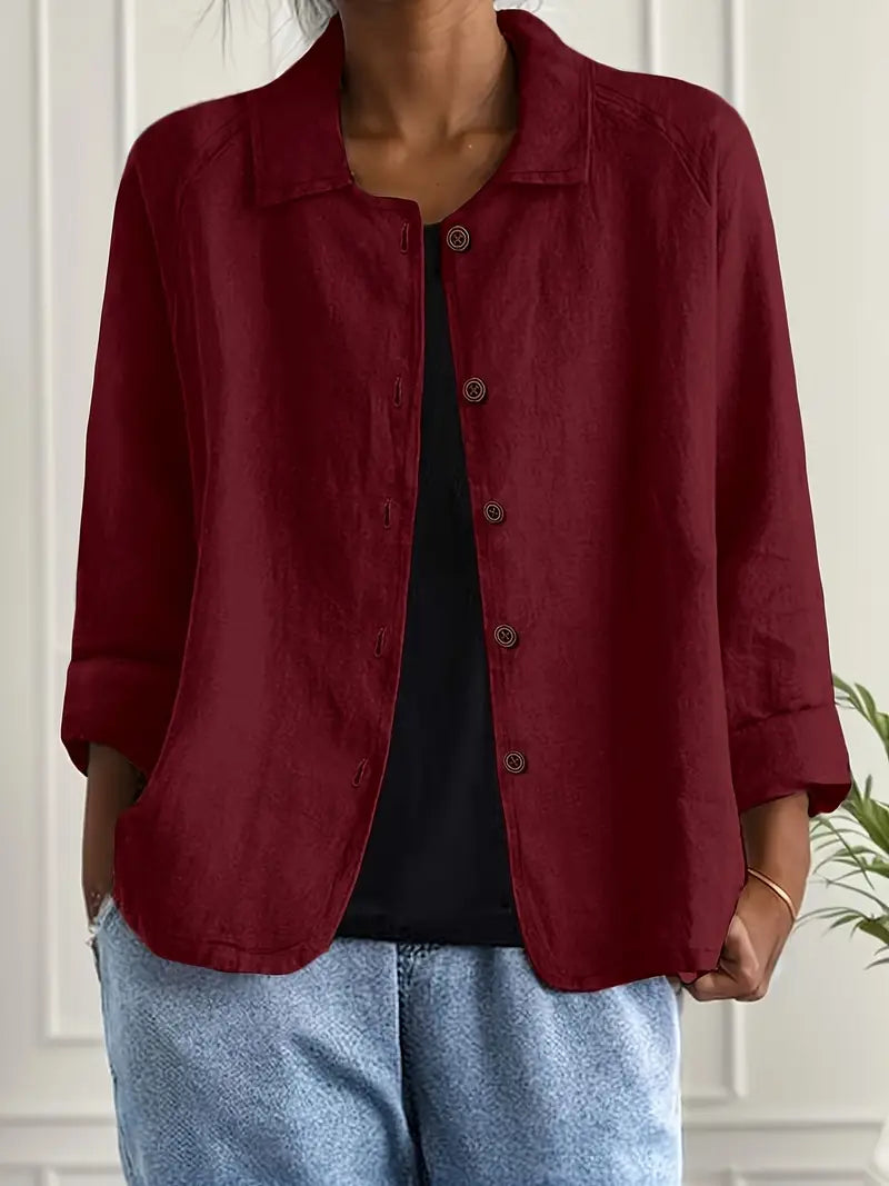 Ayani™ | Casual Comfortable 100% Cotton Blouse