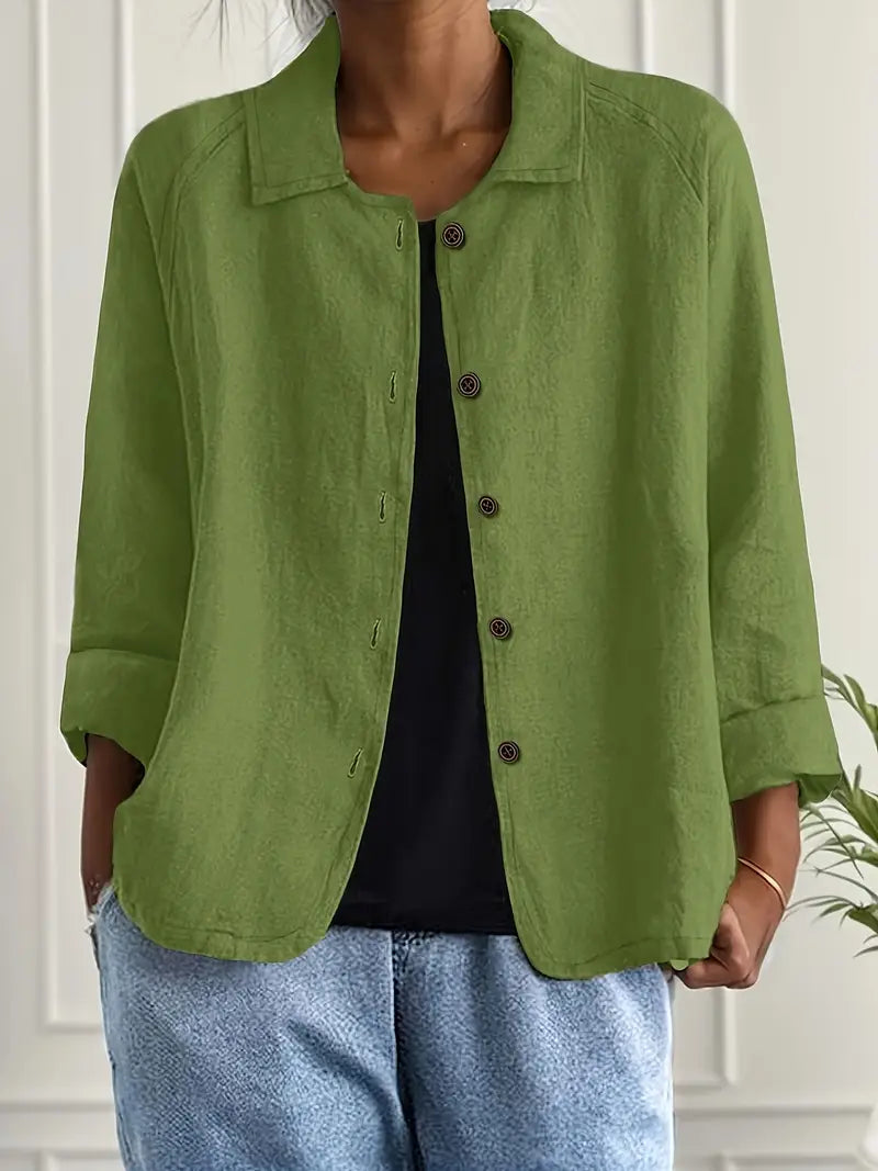 Ayani™ | Casual Comfortable 100% Cotton Blouse