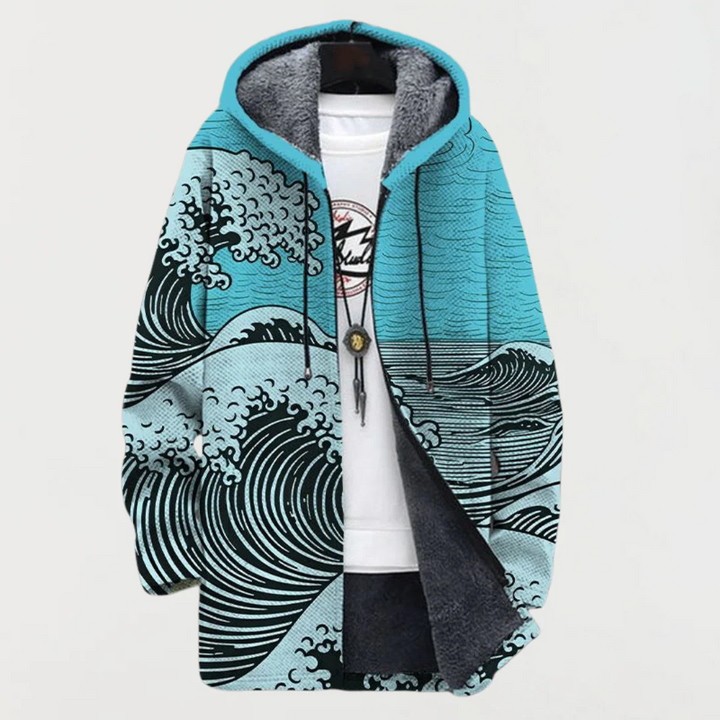 Delfina - art -inspired cardigan